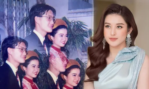 Á hậu Huyền My khoe ảnh thời trẻ của bố mẹ, nhan sắc đỉnh cao khiến ai cũng trầm trồ